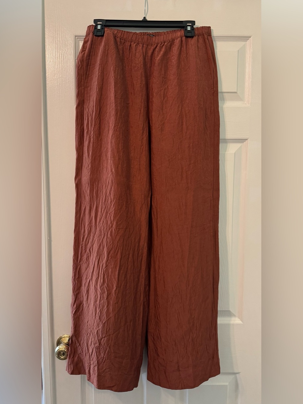 J. Crew Stratus Wide Leg Pant in Toaated Paprika Like New